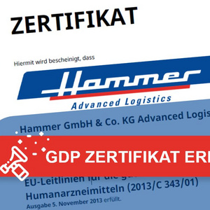 GDP Zertifikat Gute Vertriebspraxis bei Humanarzneimitteln